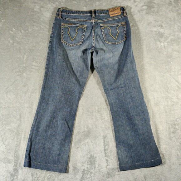 Cowgirl Up Jeans Womens 12/26 Blue Mid Rise Western Bootcut Denim Classicore - Picture 3 of 12